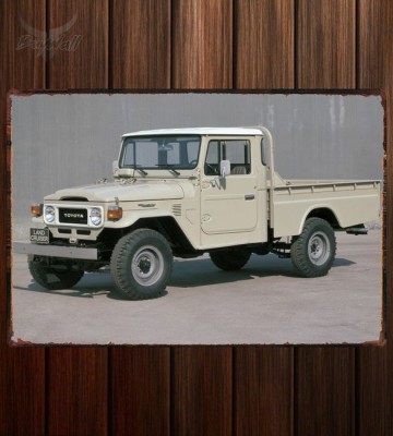 Металлическая табличка Toyota Land Cruiser Pickup (FJ45L)